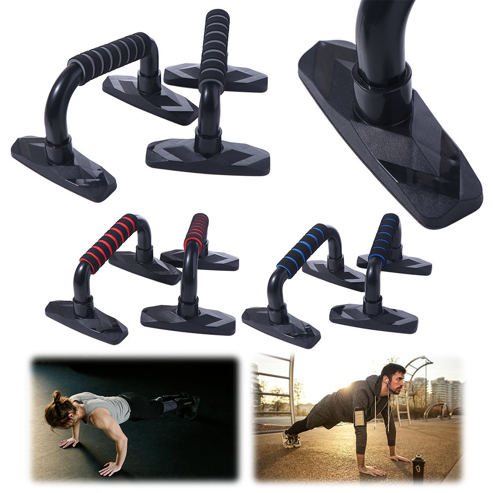 2Pcs Ergonomic Push Up Bar Adj - Home Gym Technogym avaliação e preço