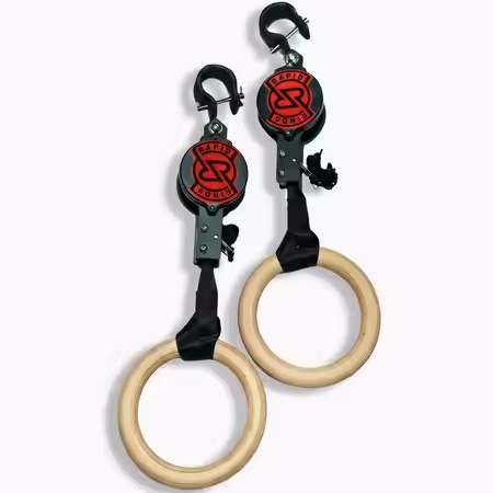 Birch Fitness Rings High Load- - Gymnastic Rings Wooden avaliação e preço