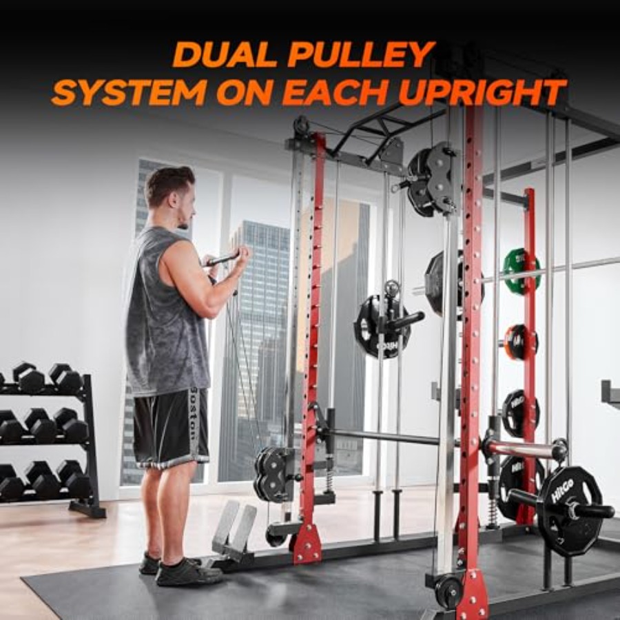 All-in-One Power Rack with Smi - Home Gym One Machine avaliação e preço