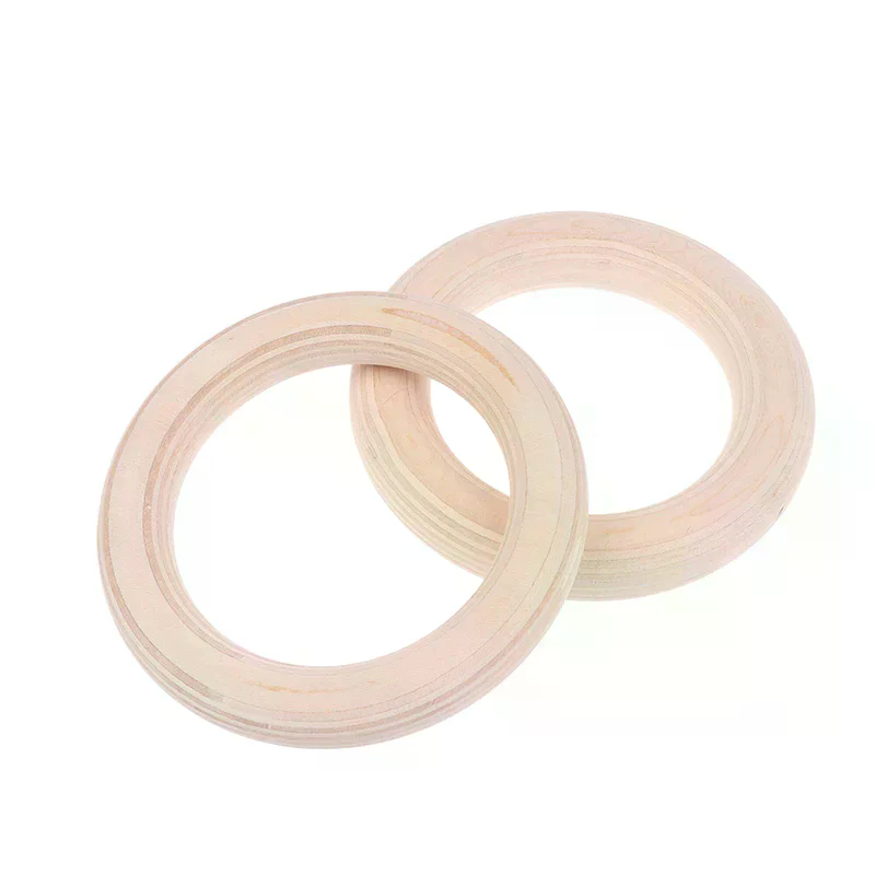 2Pcs Wooden Ring Portable Cros - Gymnastic Rings Wooden avaliação e preço