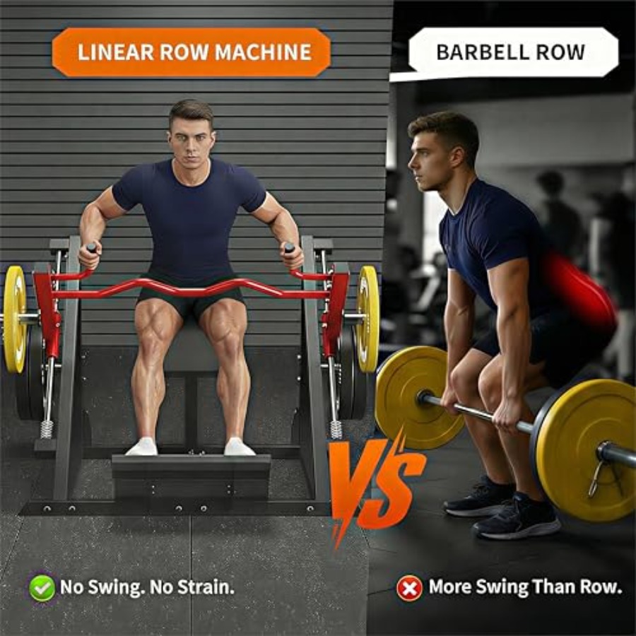 Linear Row Machine for Home Gy - Home Gym Upper Body Workout avaliação e preço