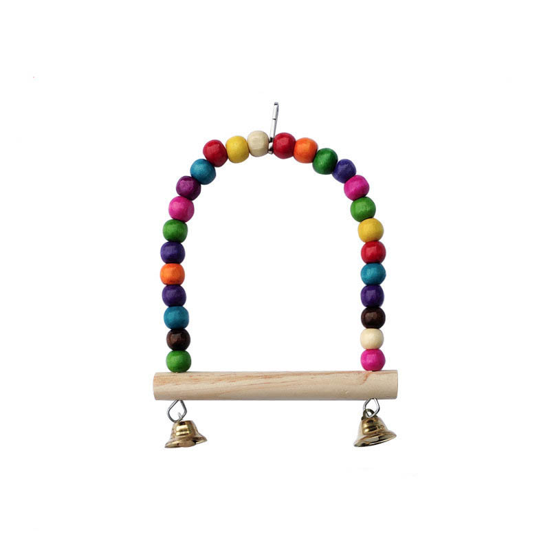 Wooden Bird Toys Small Parrot  - Gymnastic Rings Wooden avaliação e preço