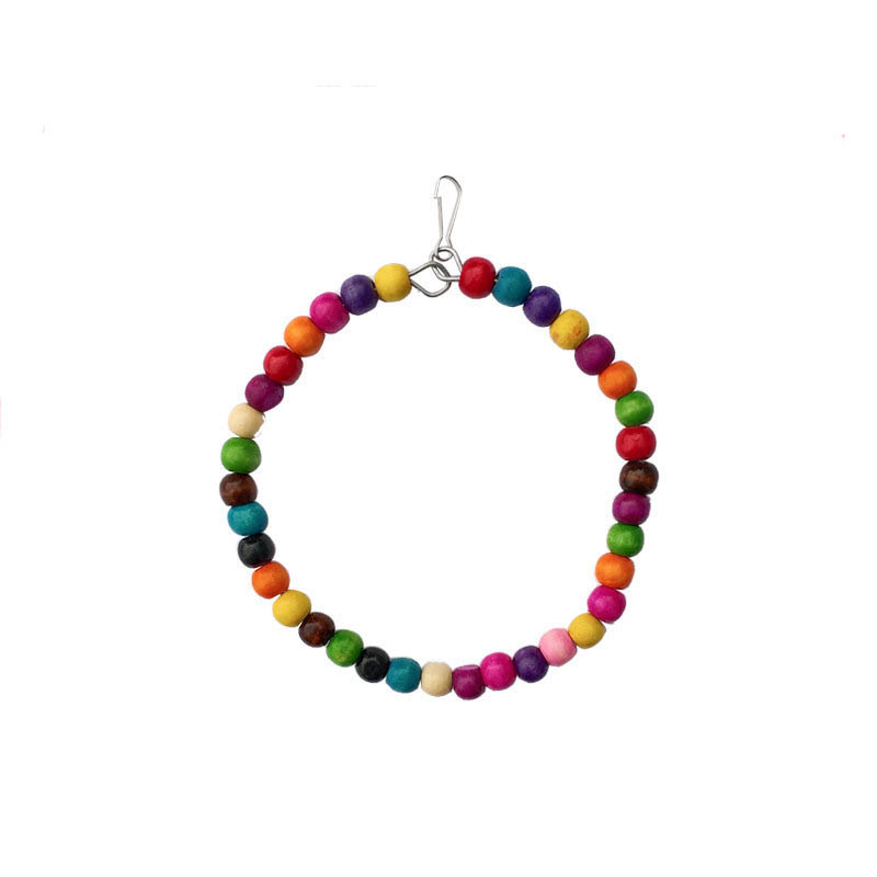 Wooden Bird Toys Small Parrot  - Gymnastic Rings Wooden avaliação e preço