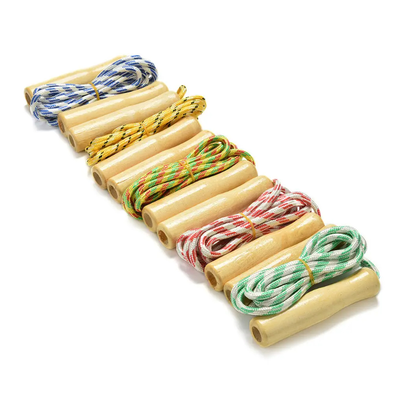 Sports Skipping Rope Wood Grip - Speed Parachute Sprint avaliação e preço