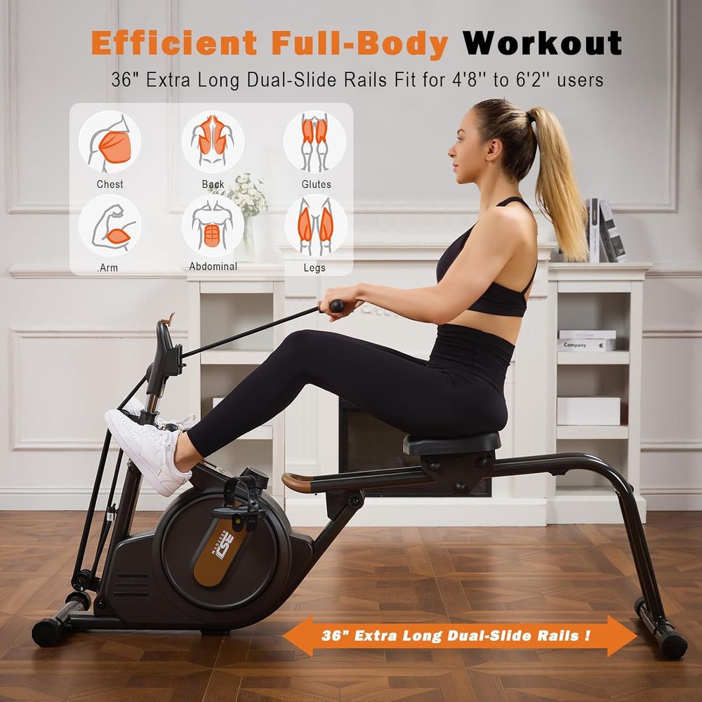 3 in 1 Rowing Machine, Rower w - Home Gym Rowing Machine avaliação e preço
