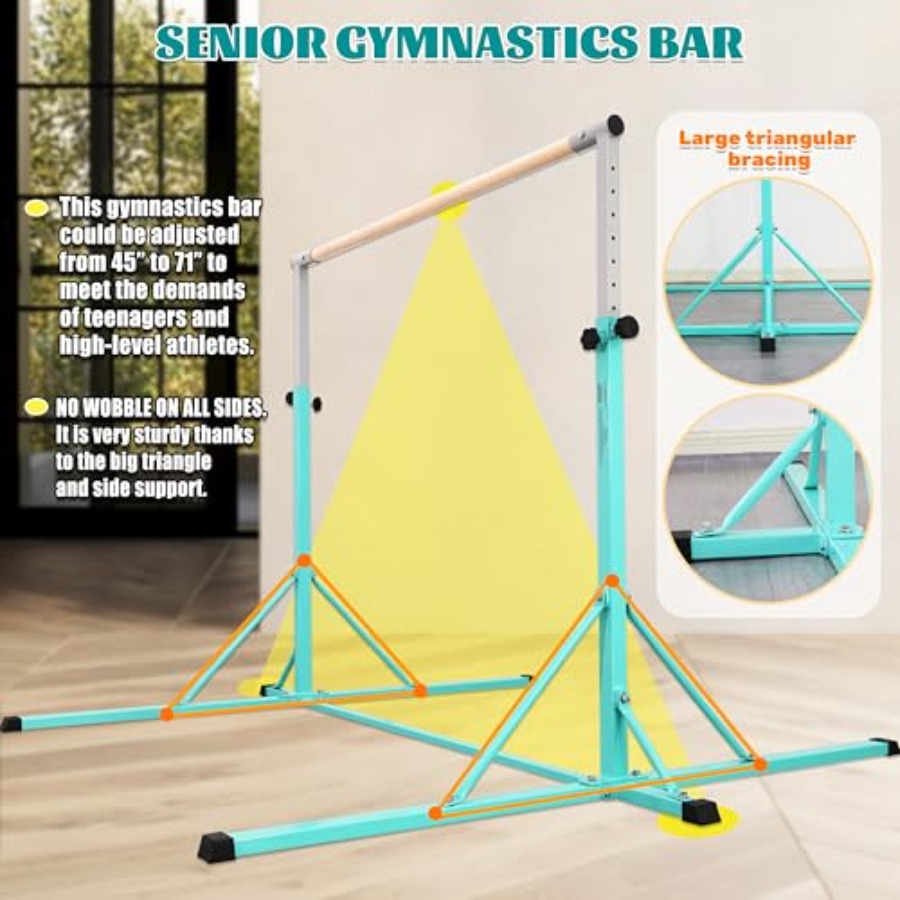 Gymnastics Bar for home gym tr - Gymnastic Rings Wooden avaliação e preço