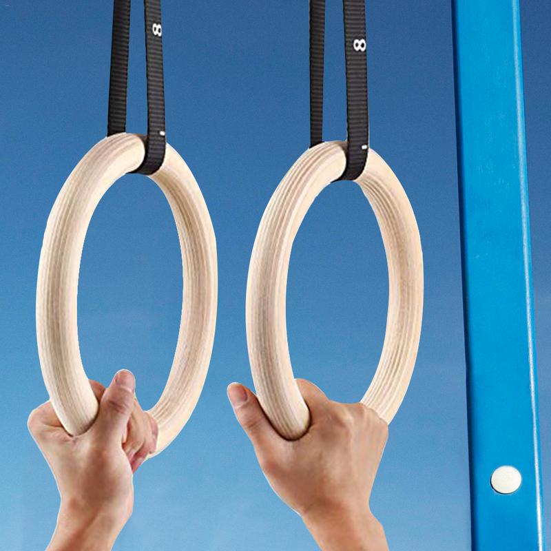 1 Piece Birch Wood Gymnastic R - Gymnastic Rings Wooden avaliação e preço