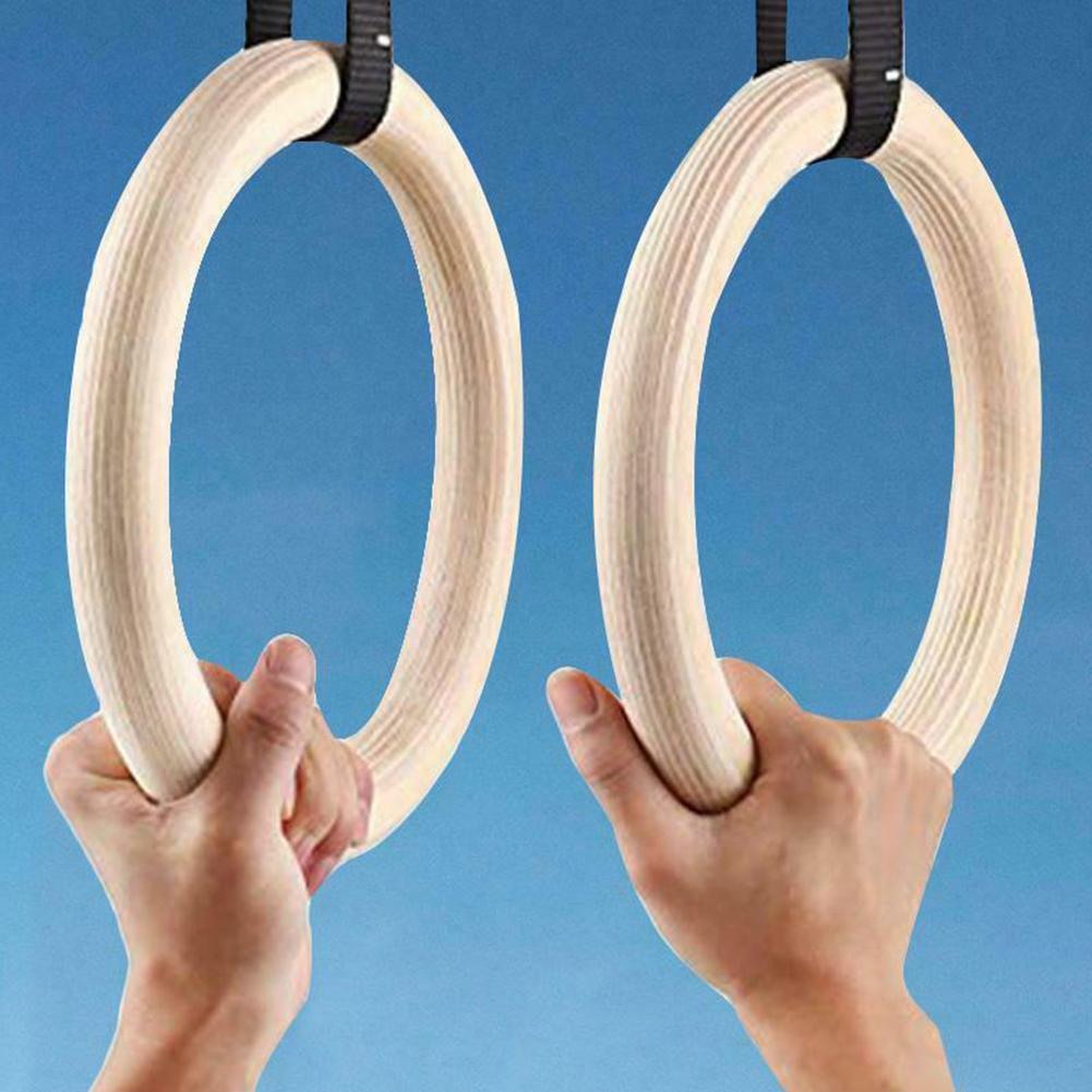 Wooden Gymnastic Rings 28/32mm - Gymnastic Rings Wooden avaliação e preço
