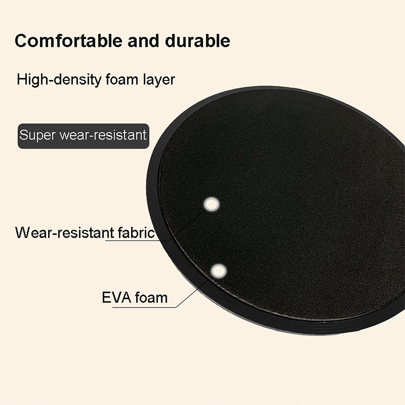 2Pcs Exercise Sliding Plate Du - Gliding Disc Slider avaliação e preço