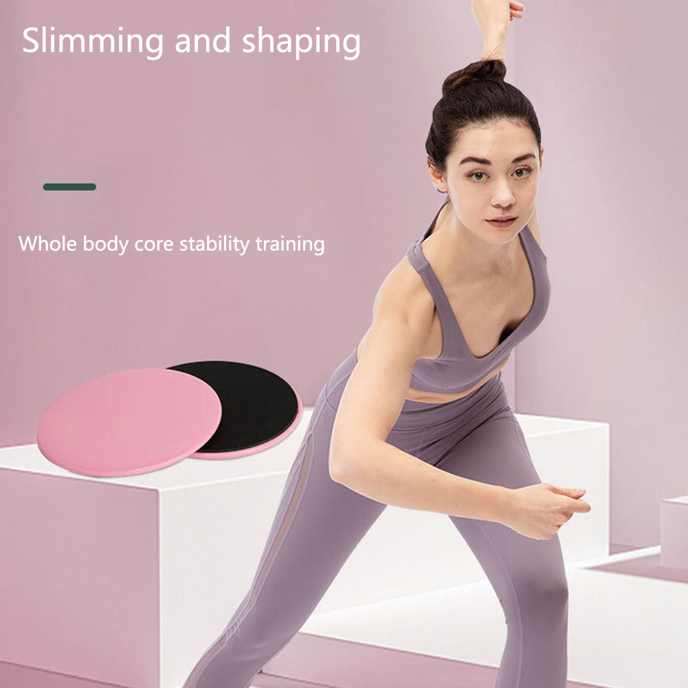 2Pcs Exercise Sliding Plate Du - Gliding Disc Slider avaliação e preço