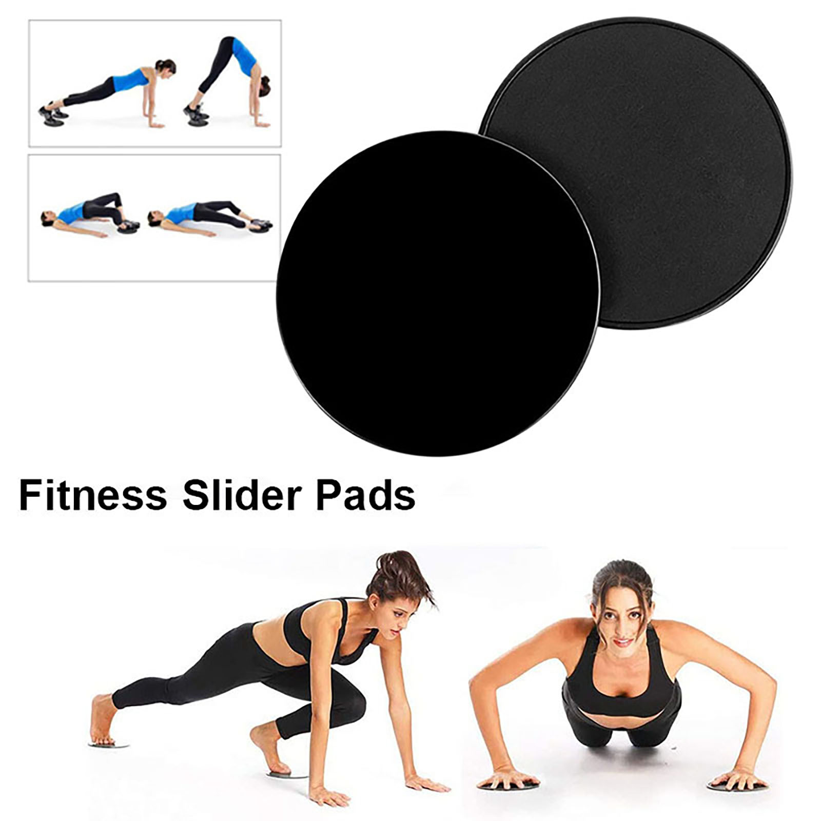 2Pcs Exercise Sliding Plate Du - Gliding Disc Slider avaliação e preço