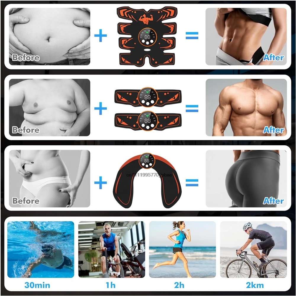 Portable EMS Abdominal Trainer - Home Gym Essentials avaliação e preço
