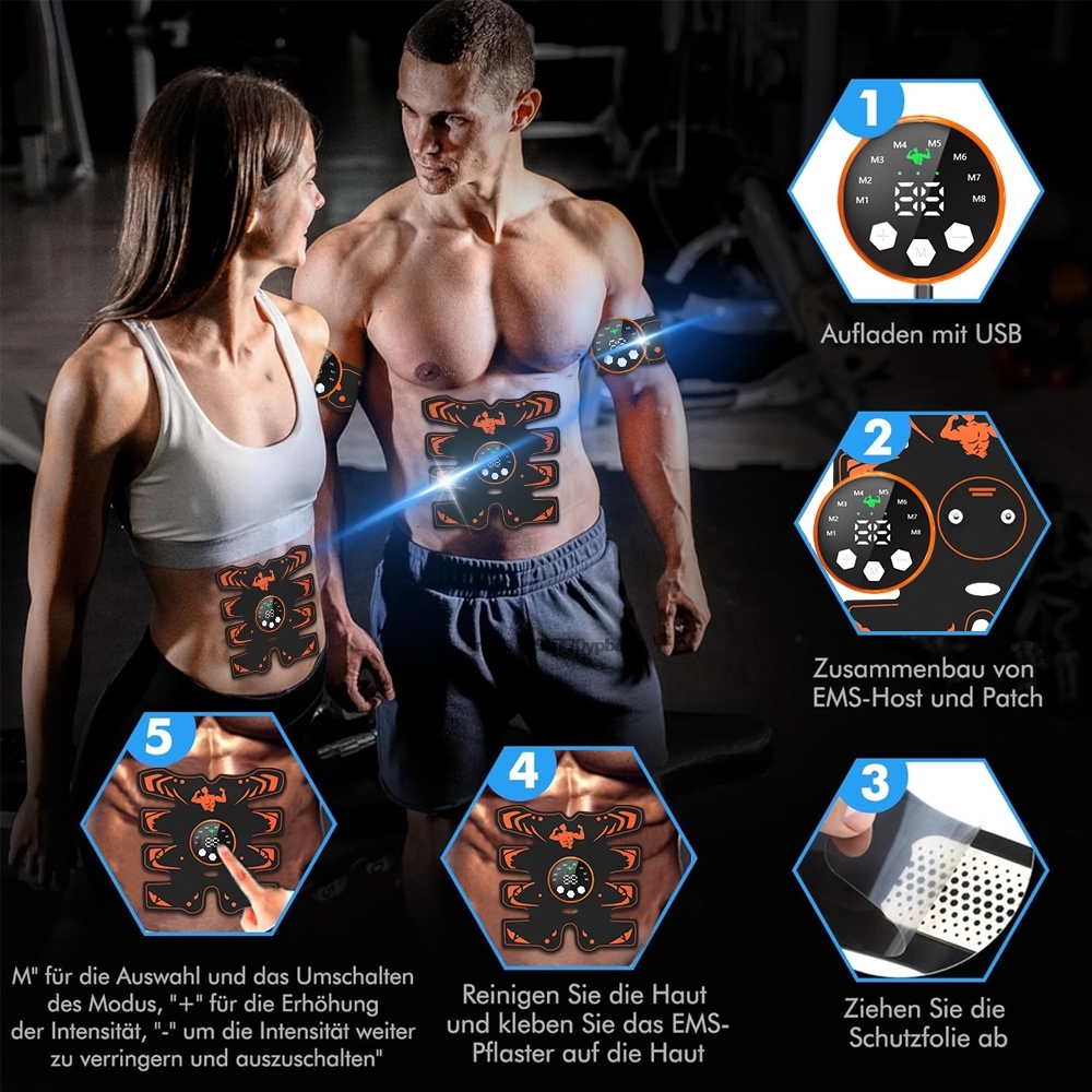 Portable EMS Abdominal Trainer - Home Gym Essentials avaliação e preço