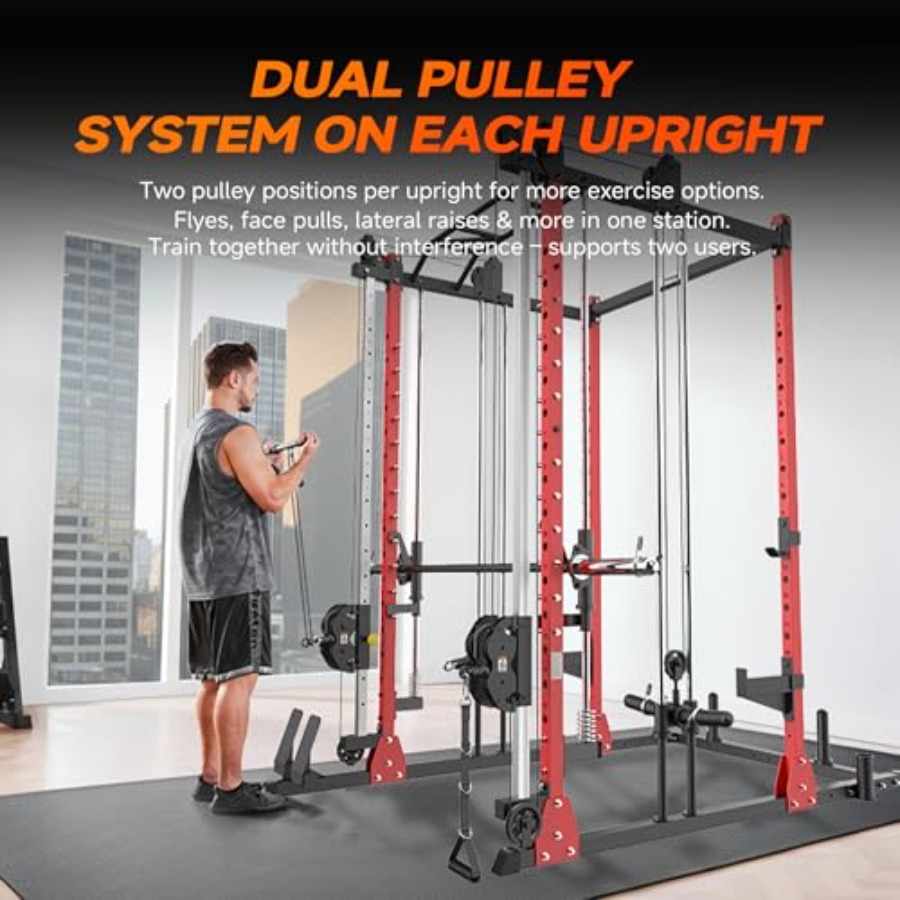 All-in-One Power Rack with Smi - Home Gym One Machine avaliação e preço