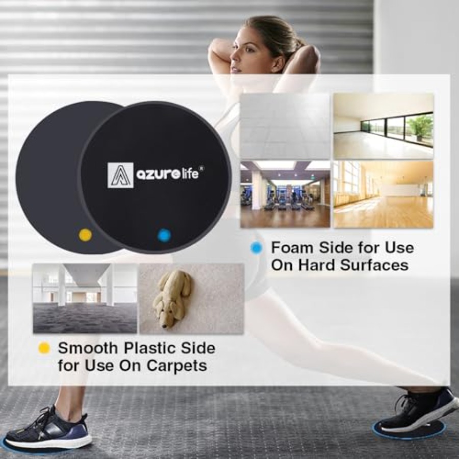 Exercise Core Sliders, Dual Si - Gliding Disc Slider avaliação e preço