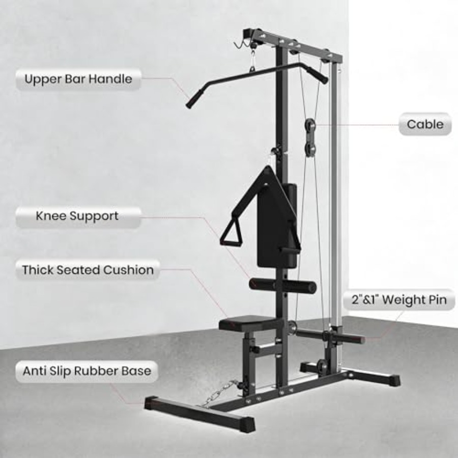 Multi-Functional LAT Pulldown  - Home Gym Rowing Machine avaliação e preço
