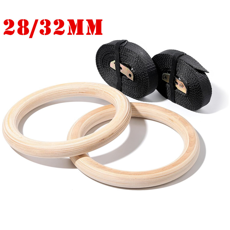 28/32MM Wood Gymnastic Rings N - Gymnastic Rings Wooden avaliação e preço