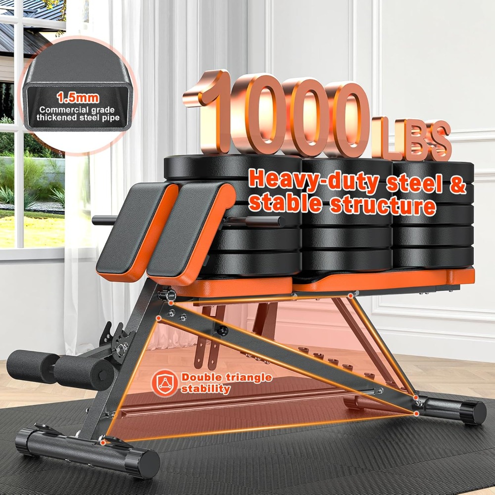 Roman Chair, Adjustable Weight - Home Gym One Machine avaliação e preço