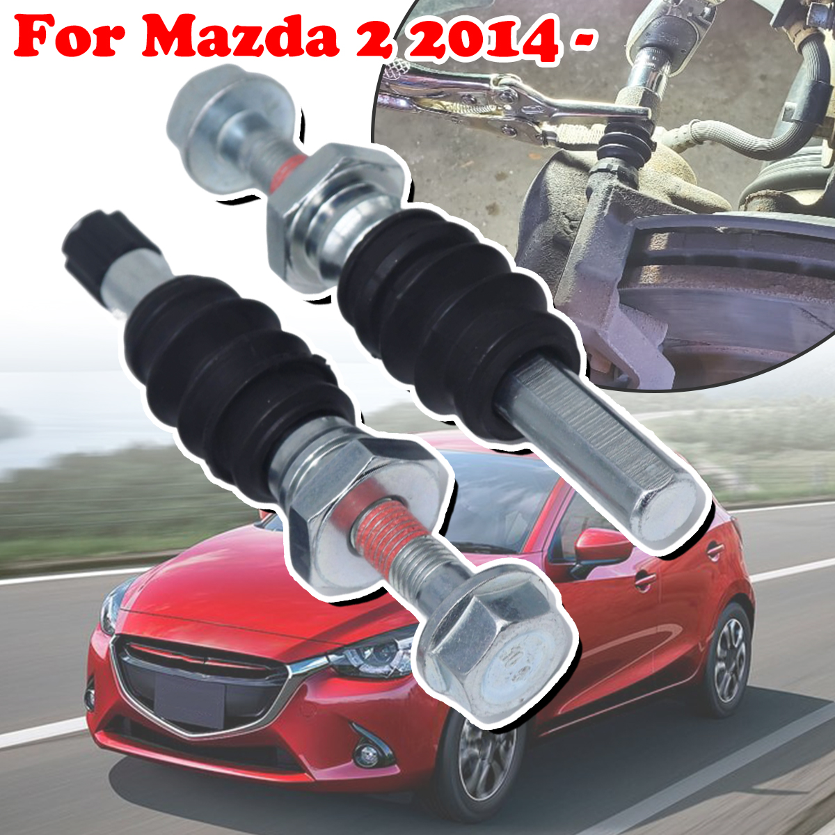 For Mazda 2 2014- Front Brake  - Gliding Disc Slider avaliação e preço