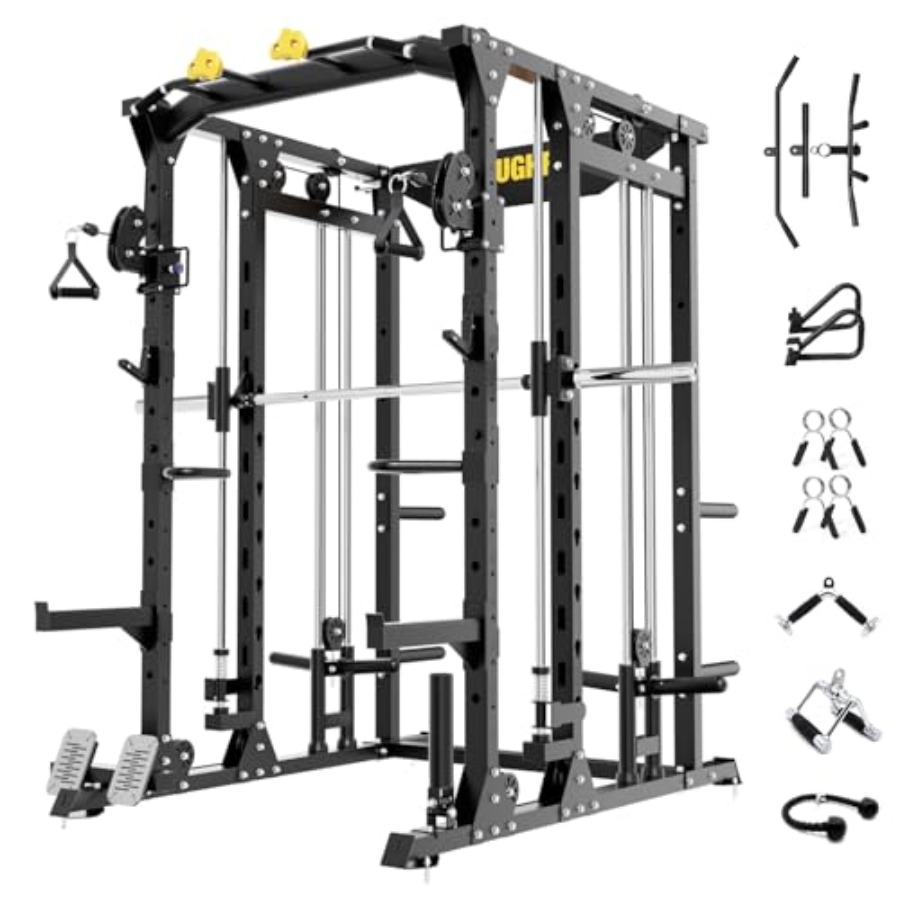 F4 Smith Machine Power Cage wi - Home Gym One Machine avaliação e preço