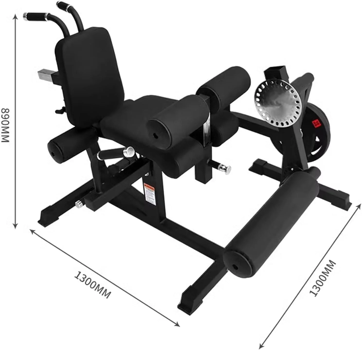 Plate Loaded Adjustable Leg Wo - Home Gym Leg Extension Machine avaliação e preço