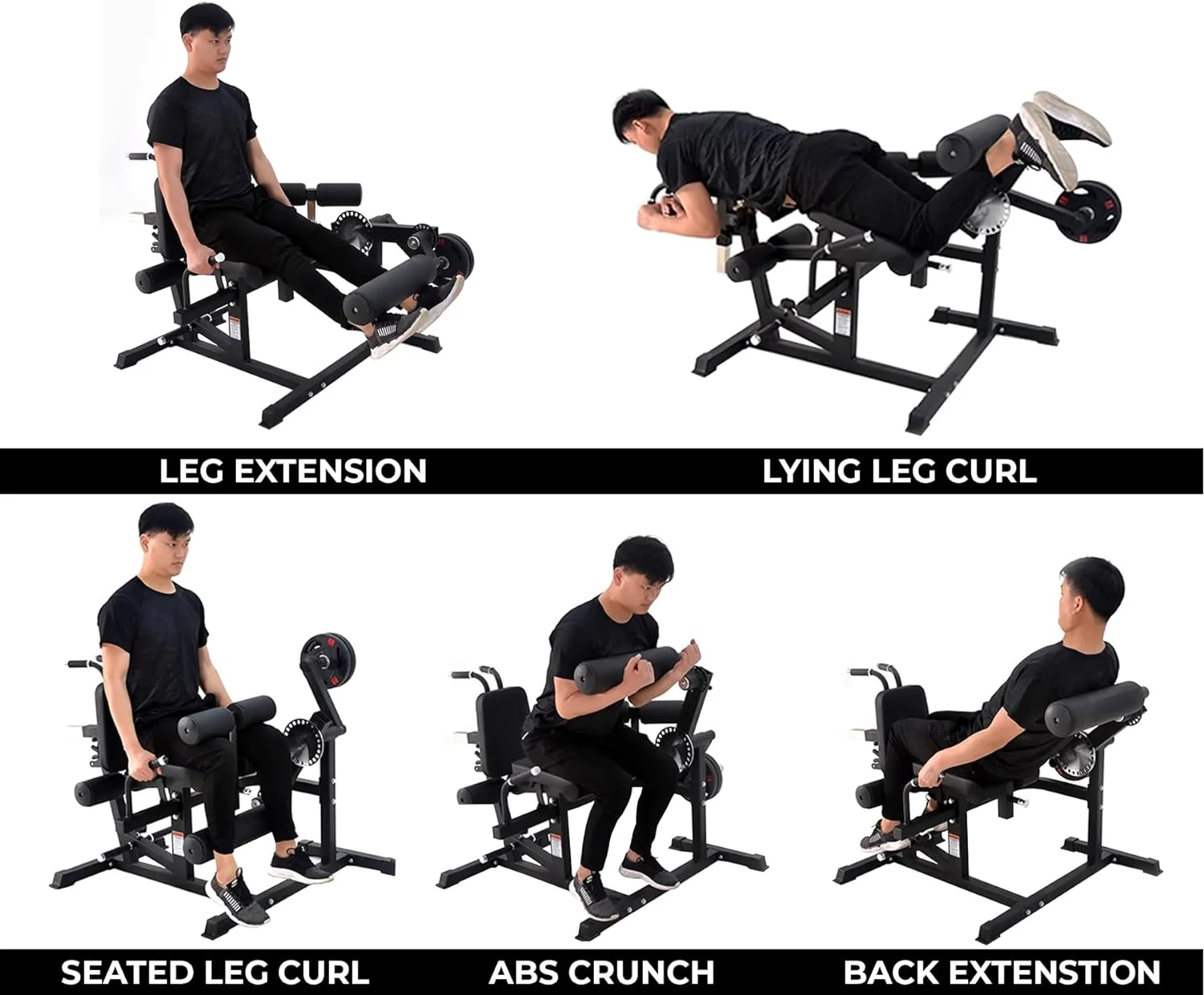Plate Loaded Adjustable Leg Wo - Home Gym Leg Extension Machine avaliação e preço