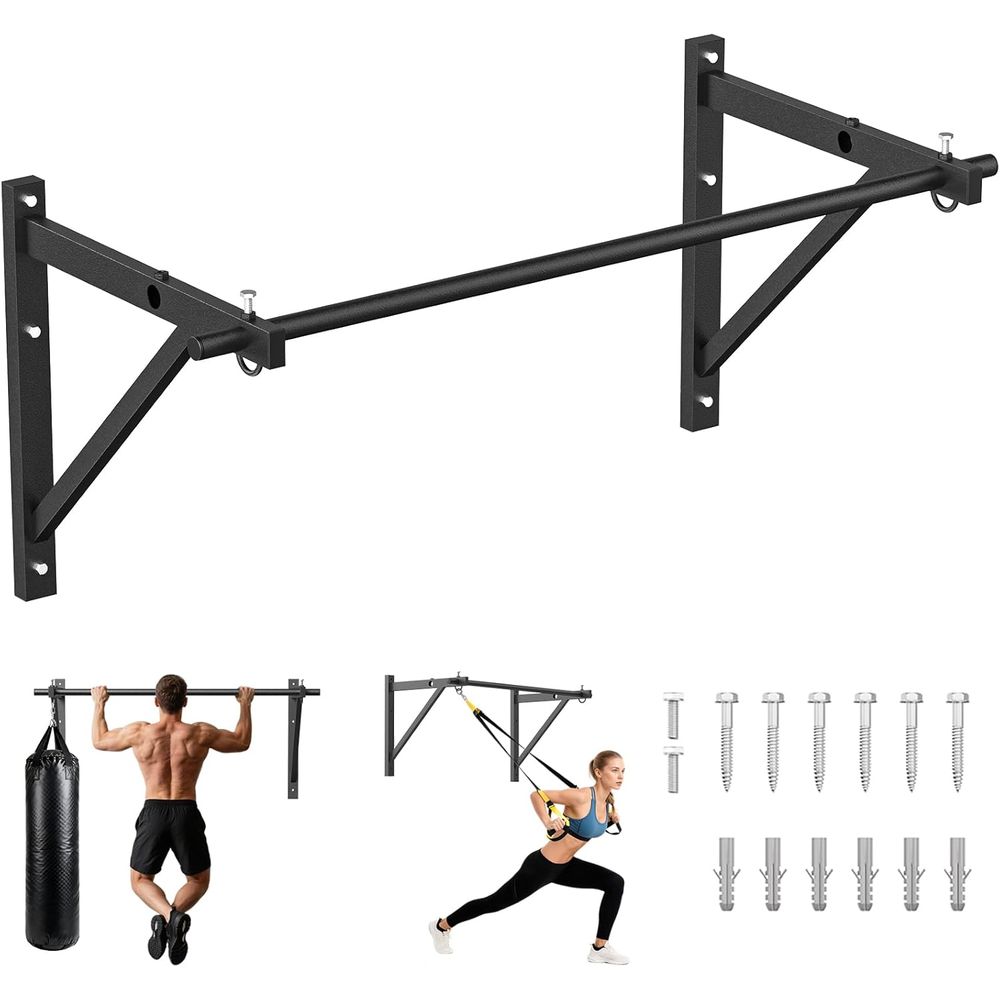 Home Gym Pull-Up Bar - Wall-Mo - Home Gym Wall Mounted avaliação e preço