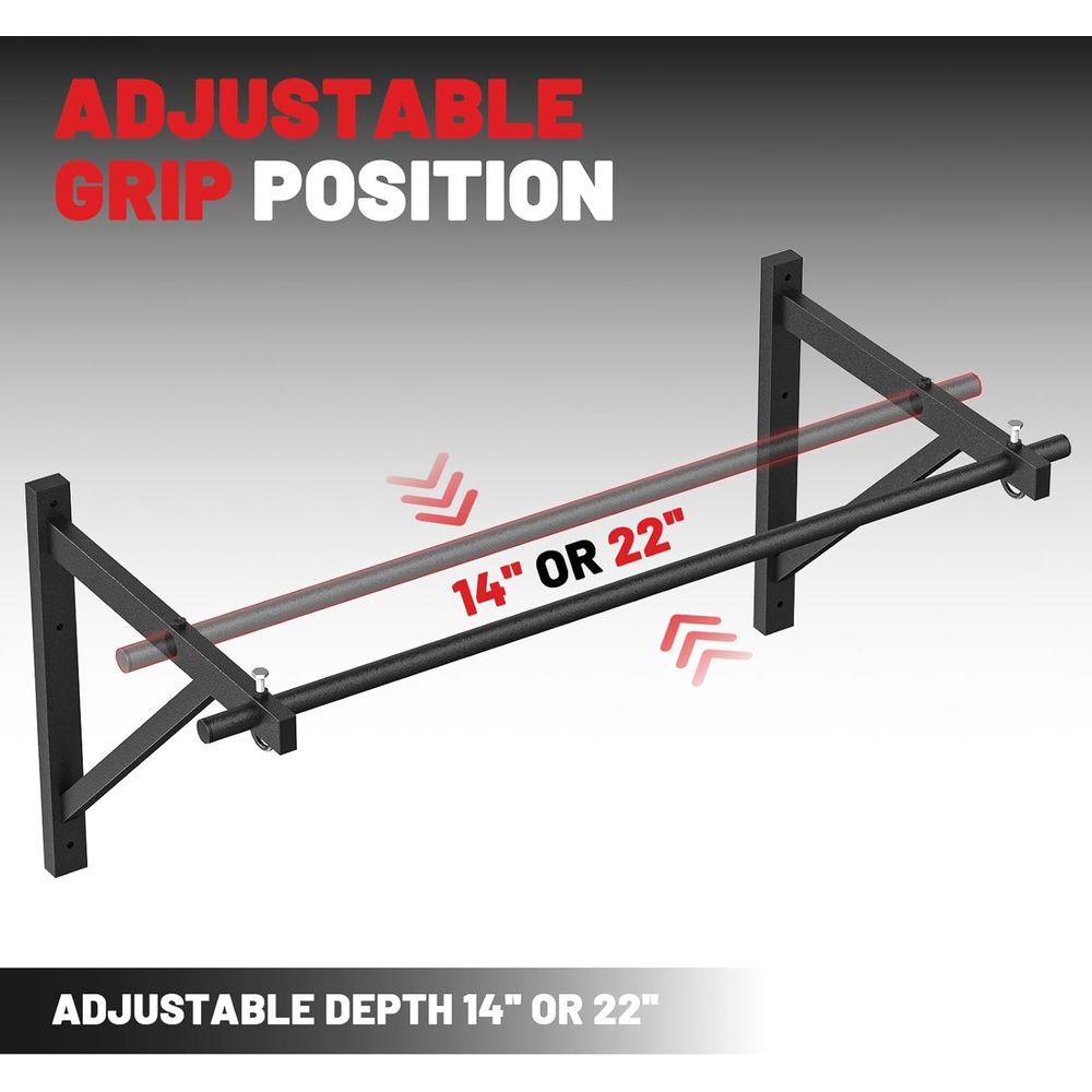 Home Gym Pull-Up Bar - Wall-Mo - Home Gym Wall Mounted avaliação e preço