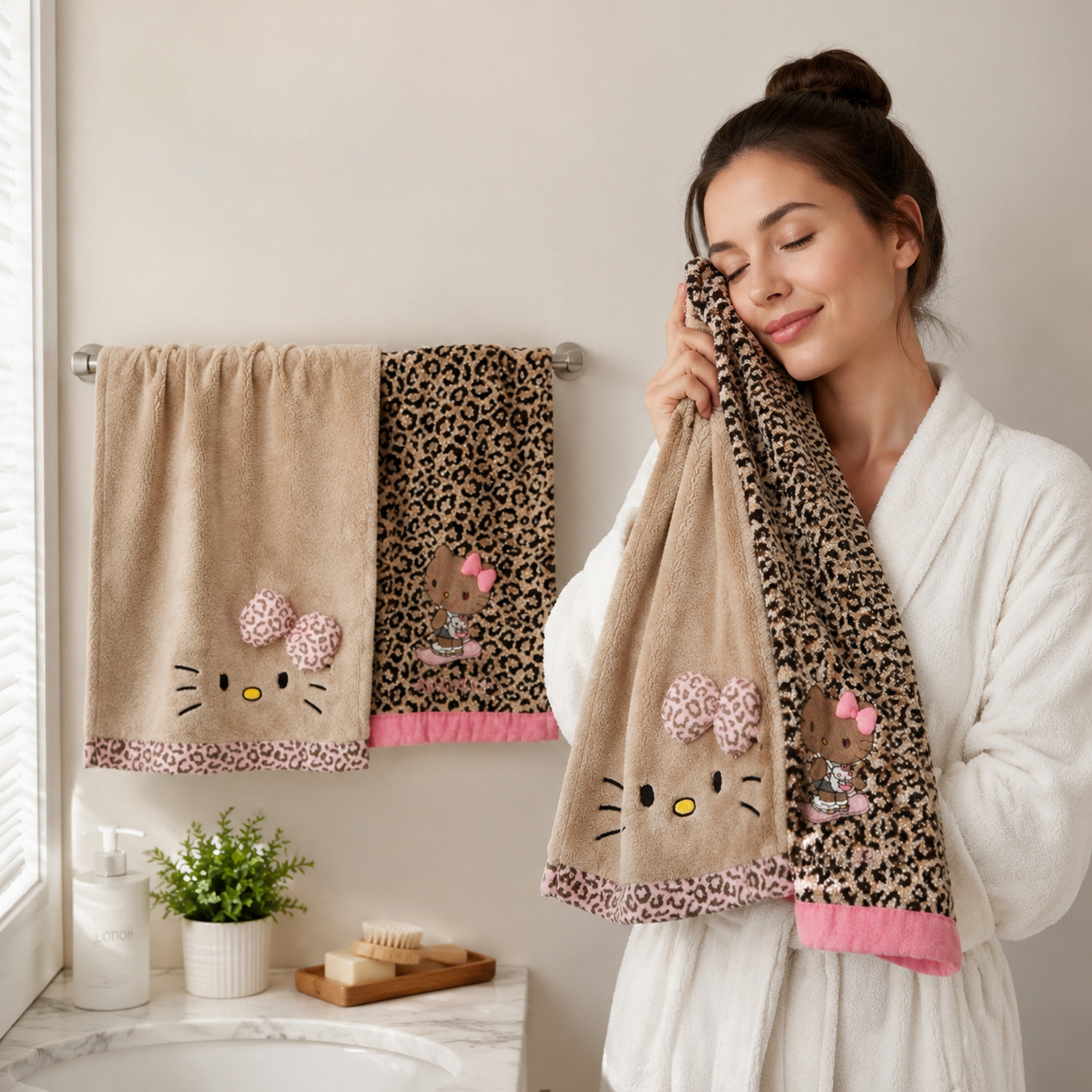 Sanrio Hello Kitty Towel Coral - Home Gym Japan avaliação e preço