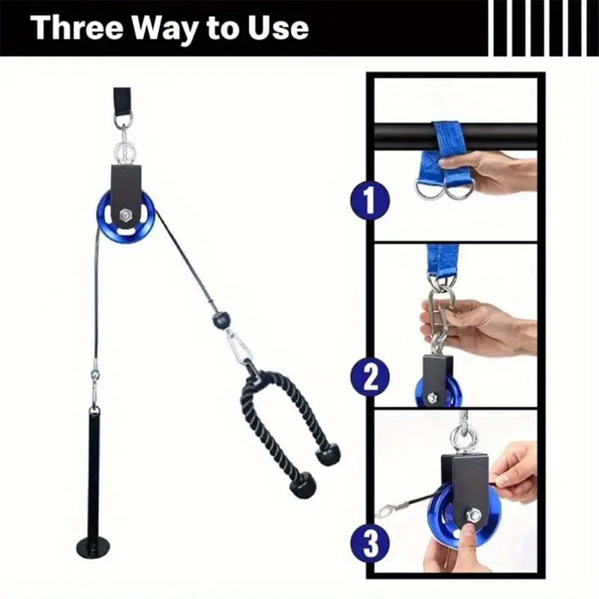 AT59 Cable Pulley with Swing S - Home Gym Equipment Diy avaliação e preço