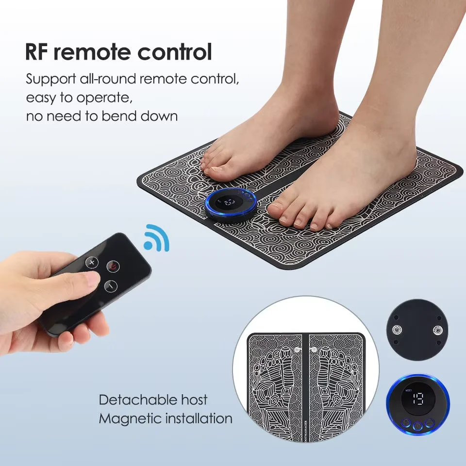 Electric Foot Massager Pad Mus - Home Gym Essentials avaliação e preço