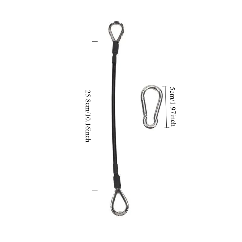 1Pc 25cm Gym Cable Extension C - Home Gym Bowflex Machine avaliação e preço