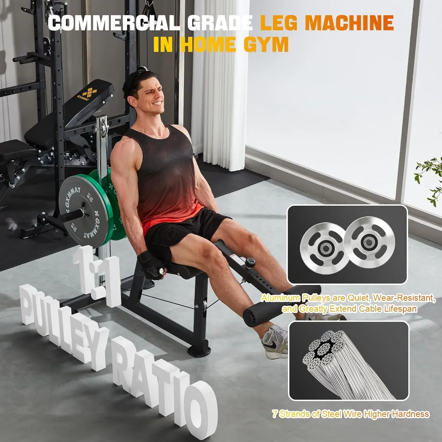 Leg Extension and Curl Machine - Home Gym Leg Extension Machine avaliação e preço