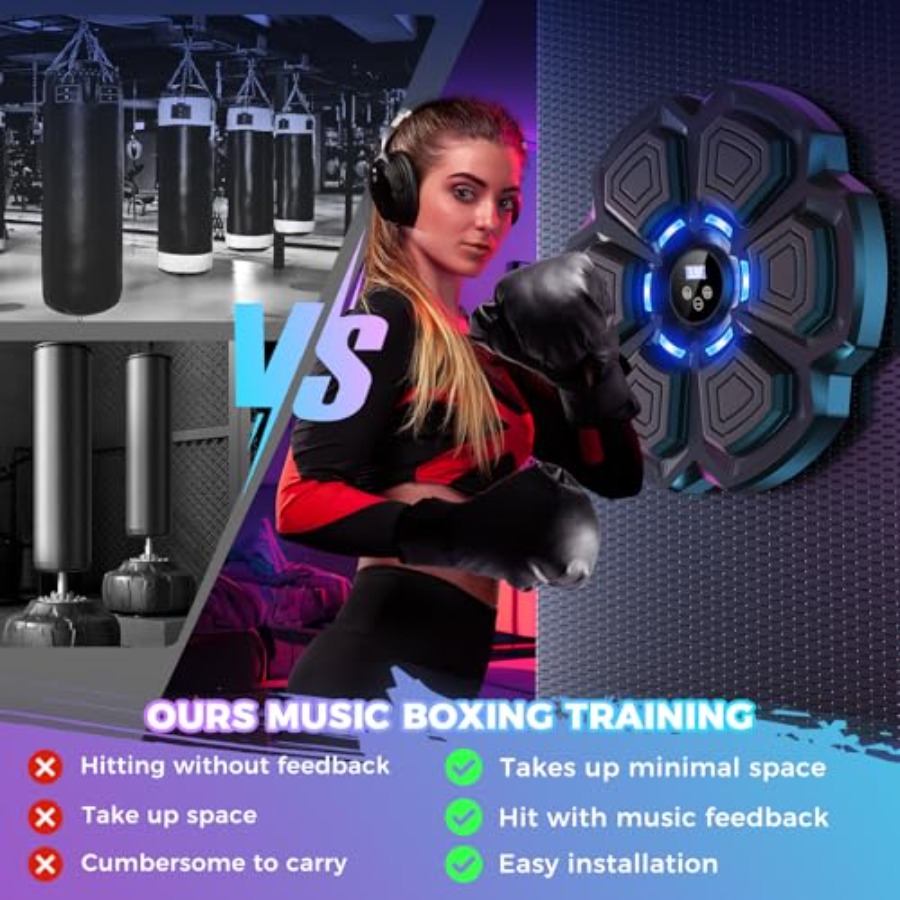 2026 Music Boxing Machine Upgr - Home Gym Wall Mounted avaliação e preço