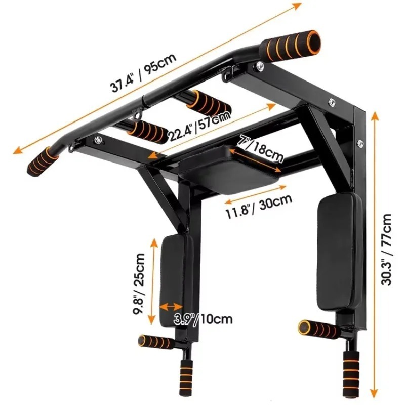 Wall-Mounted Pull-Up Bar for I - Home Gym Wall Mounted avaliação e preço