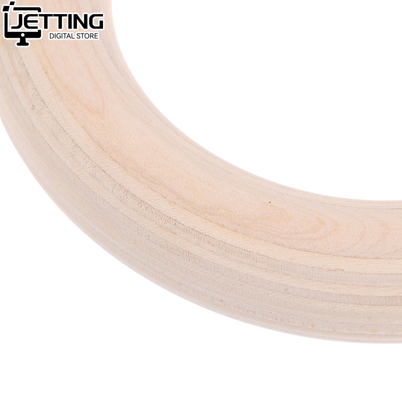 2Pcs/Pairs Wooden Ring Portabl - Gymnastic Rings Wooden avaliação e preço